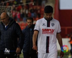 Aguilera fue sustituido en el minuto 4 en Anduva | Foto: LFP