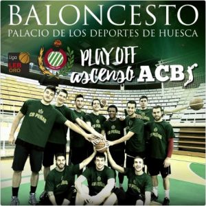 Imagen promocional del CB Peñas Huesca para el PlayOff