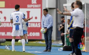 Garitano ante el Huesca en Butarque | Foto: LFP