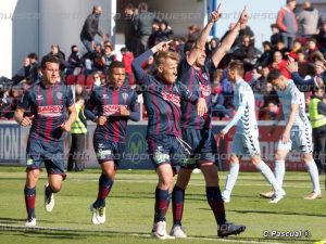 El Huesca ha firmado un gran mes de abril | Foto: C.Pascual