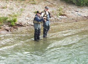 Juan Lasaosa, de GMS, pescador mas joven con catorce años.