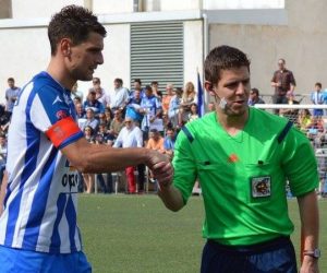 Francisco Mur, colegiado que ha logrado ell ascenso a 2º División B como asistente de la delegación.