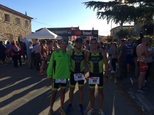 Los tres representantes del CDH en el Triatlón Sprint | Foto: CDH