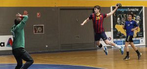 Gerard Carmona con la camiseta del FC Barcelona.