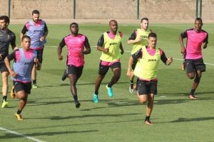 Darwin Machís, en el entrenamiento del Granada | Foto: @Darwin_Machis