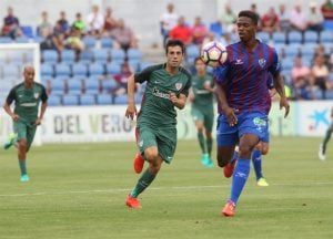 Jair Amador, ante el Bilbao en El Alcoraz | Foto: Athletic Club