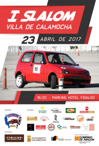 Cartel I Slalom Villa de Calamocha motor