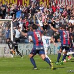 El Huesca celebra un gol ante el Tenerife en mayo de 2017 | Foto: C.Pascual