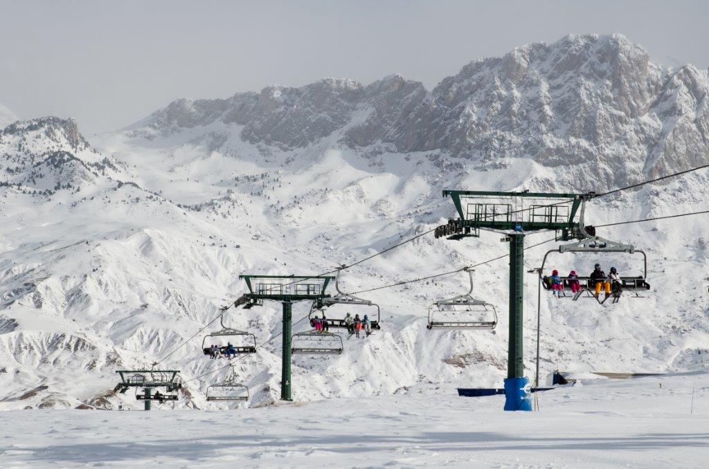 Imagen de uno de los remontes de la estación de esquí de Aramón Formigal-Panticosa. Foto: Aramón