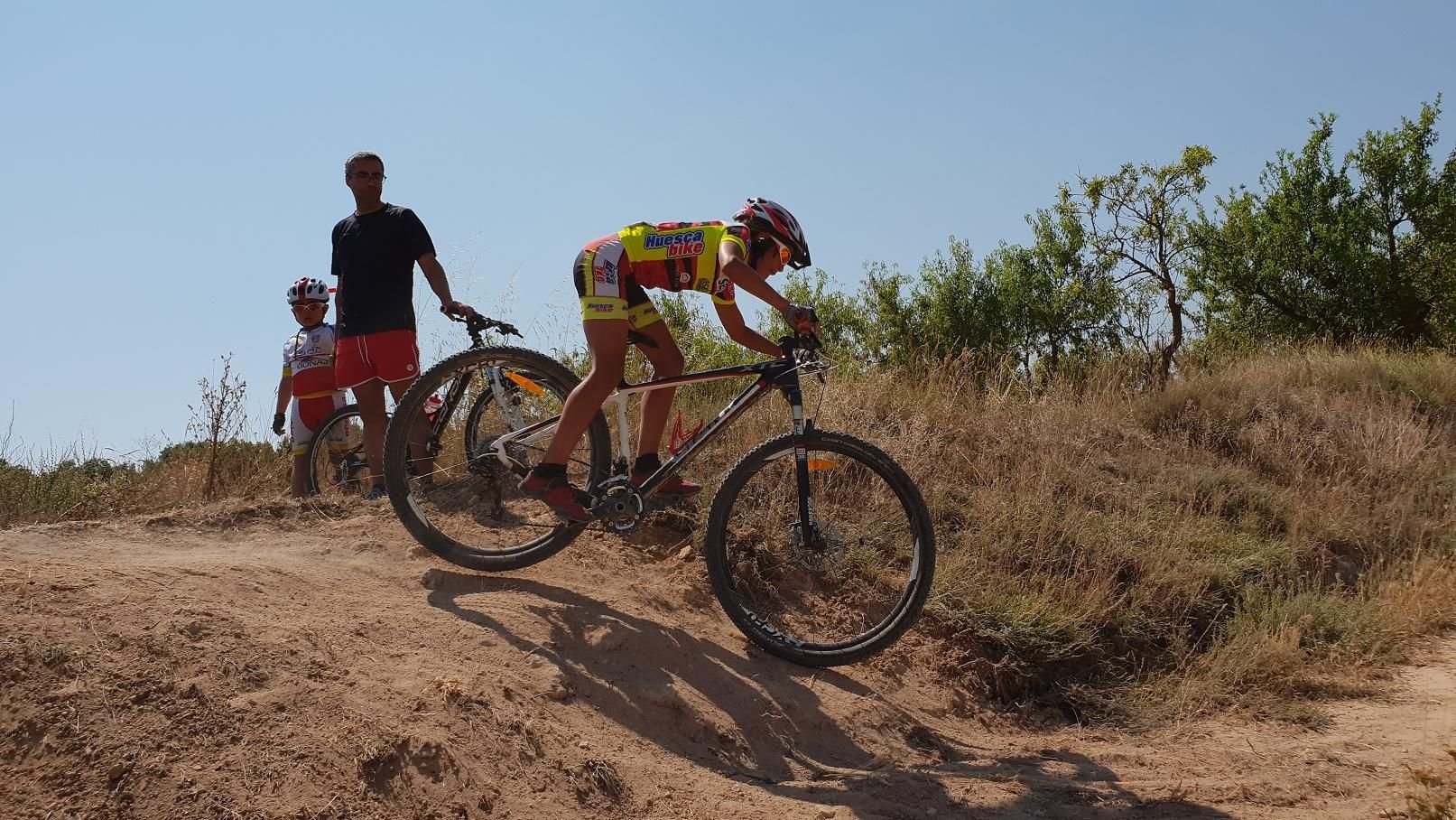 Pablo Bajá, en la carrera. Foto: Huesca Bike