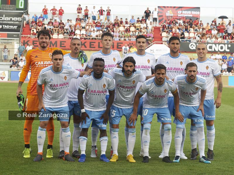 Once titular del Real Zaragoza en su visita a Reus. | Foto: Tino Gil, Real Zaragoza