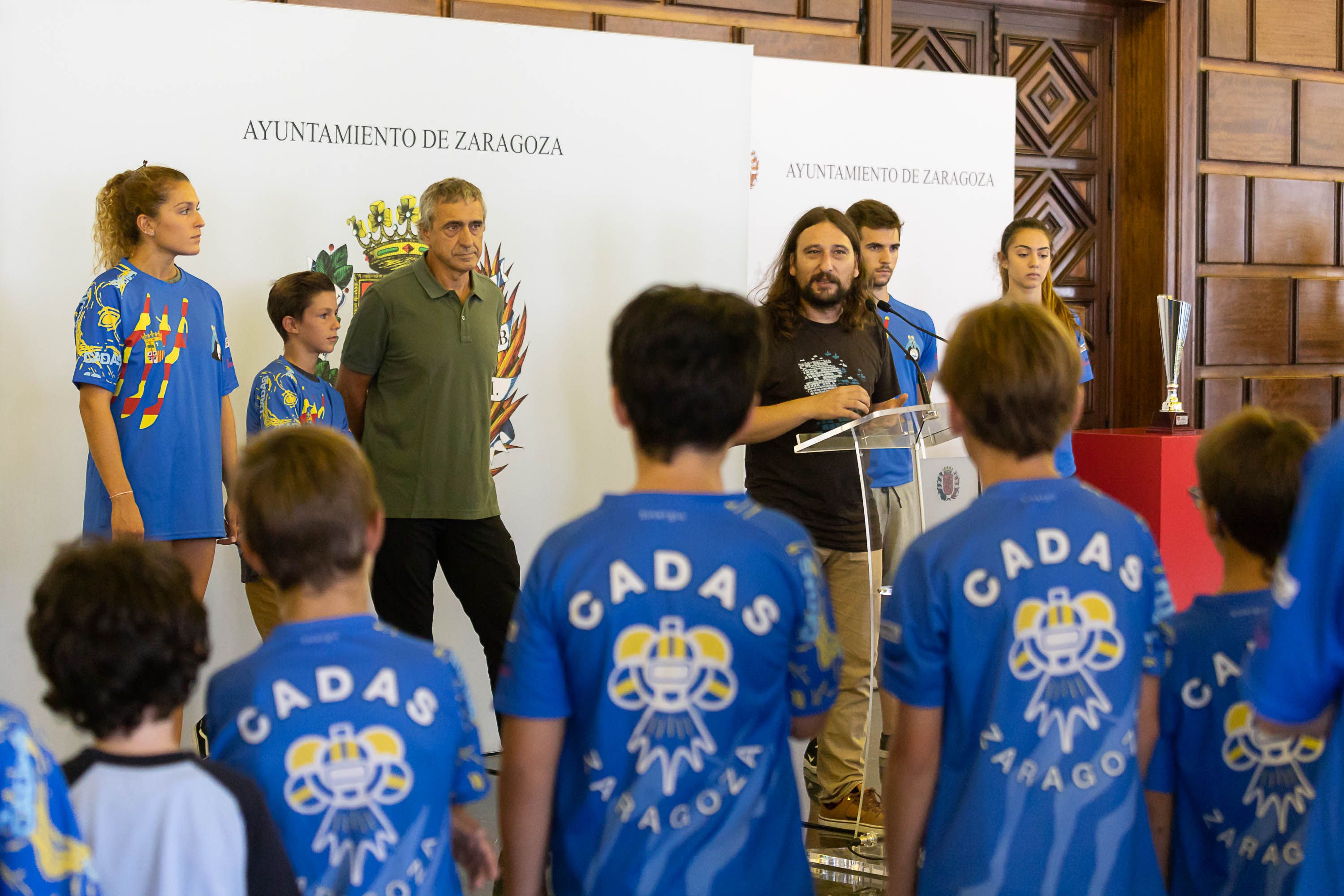 El CADAS ha sido recibido en el Ayuntamiento de Zaragoza. | Foto: Ayuntamiento de Zaragoza