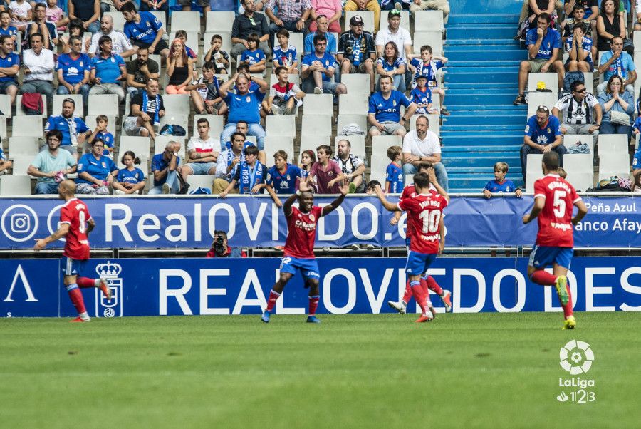 Celebración del gol de Igbekeme. | Foto: La Liga