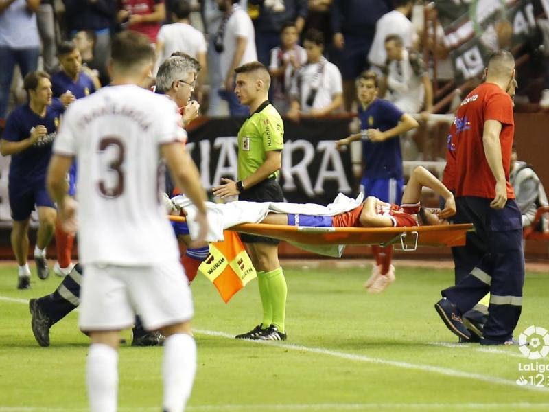 Papu tuvo que marcharse lesionado. | Foto: La Liga