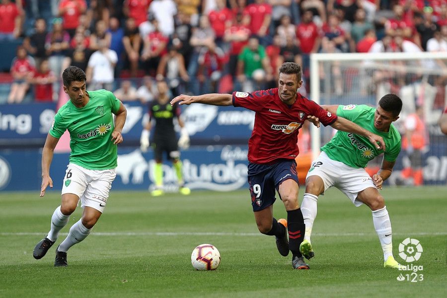 El Almería llega de perder en Pamplona. | Foto: La Liga