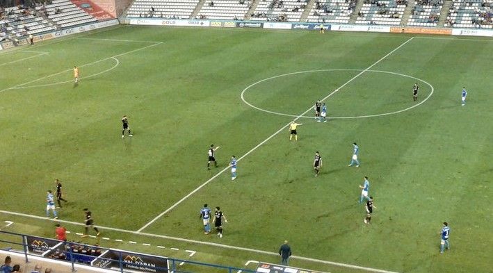 El Ebro no ha podido vencer en el campo del Lleida, | Foto: CD Ebro