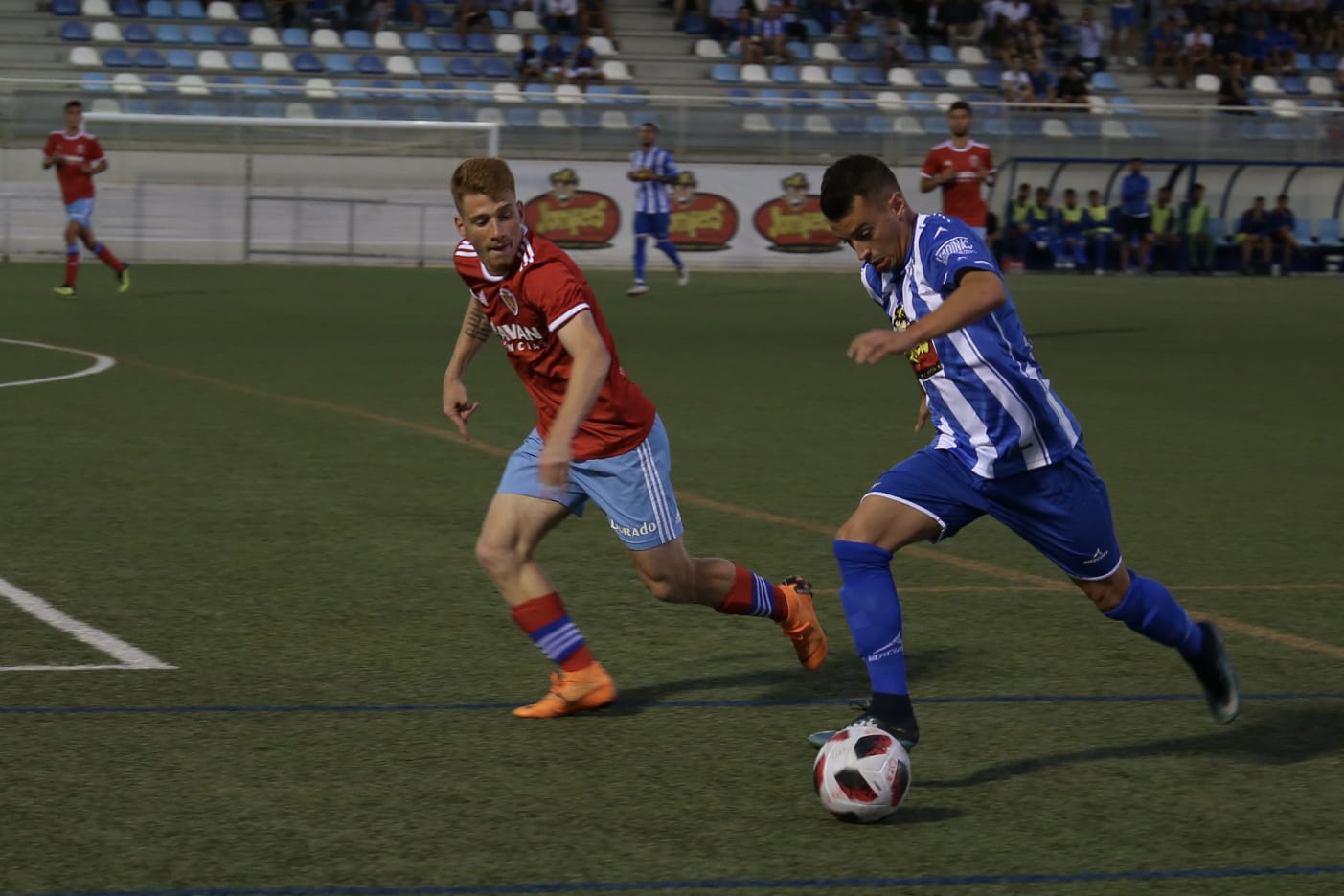 Ejea y Deportivo Aragón en la final de la Copa Federación regional. | Foto: SD Ejea