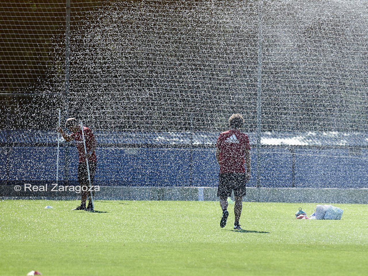 Idiakez en la Ciudad Deportiva. | Foto: Tino Gil, Real Zaragoza