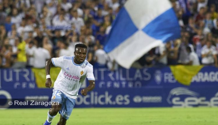 Igbekeme en el anterior partido de Copa ante el Deportivo. | Foto: Tino Gil, Real Zaragoza