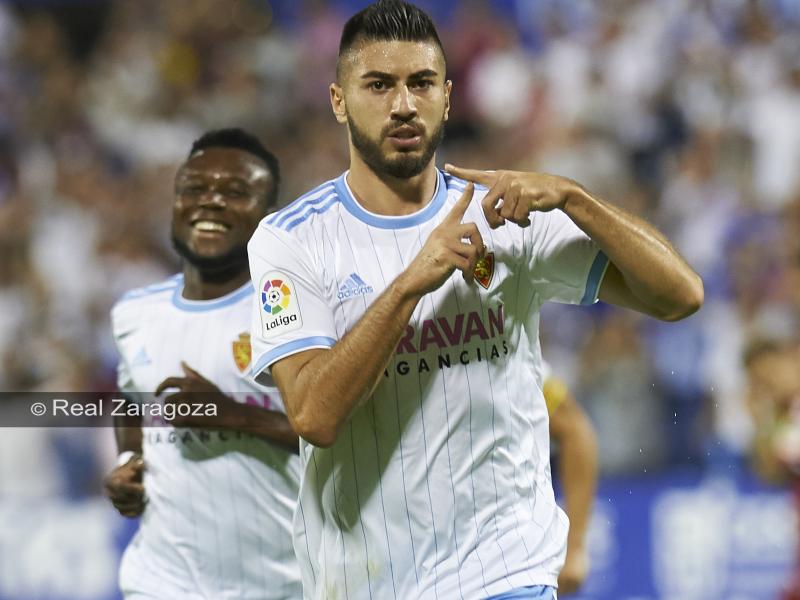 Papu marcó tras regresar de la convocatoria con Georgia. | Foto: Tino Gil, Real Zaragoza