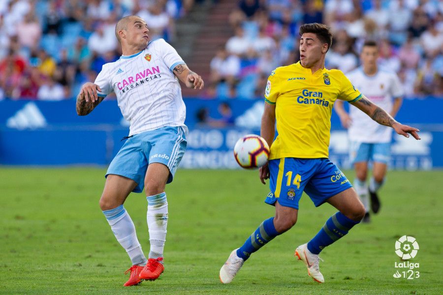 Pombo es una pieza fundamental para el ataque zaragocista. | Foto: La Liga