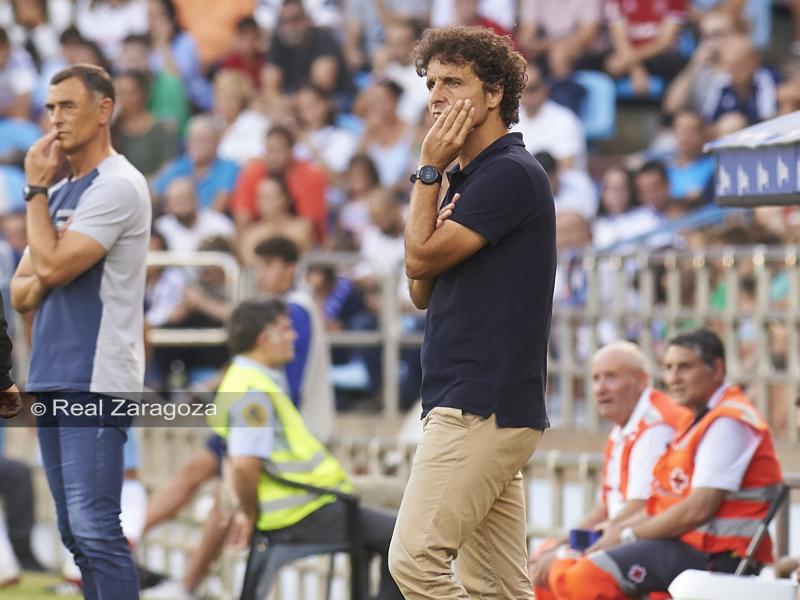 Idiakez medita hacer cambios. | Foto: Tino Gil, Real Zaragoza