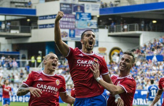 Verdasca celebra su gol ante el Oviedo. | Foto: La Liga