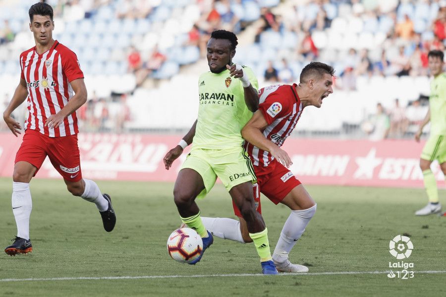 Igbekeme se lesionó en el partido en Almeria. | Foto: La Liga