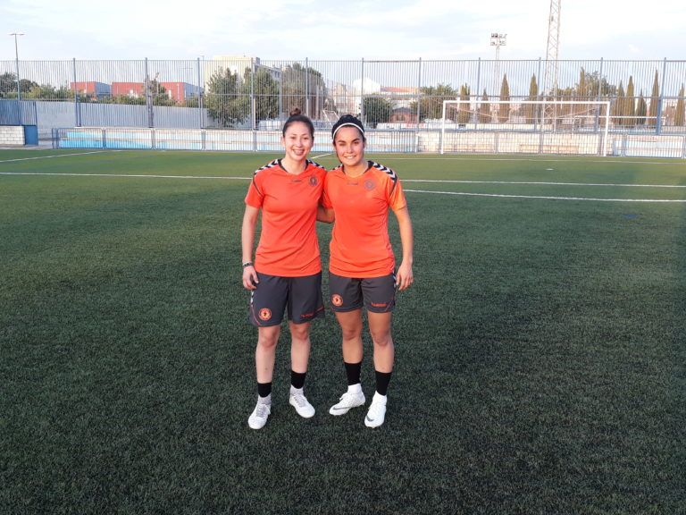 Helen Galaz y Rocío Soto son las dos jugadores chilenas que se han incorporado al Zaragoza CFF. | Foto: Zaragoza CFF