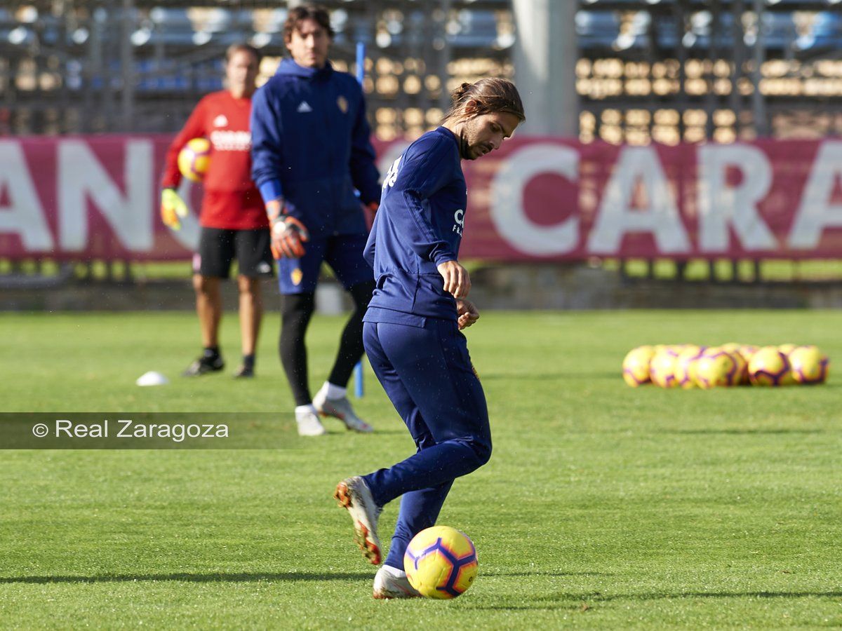 Buff puede ser una de las novedades en el once de Alcaraz. | Foto: Real Zaragoza