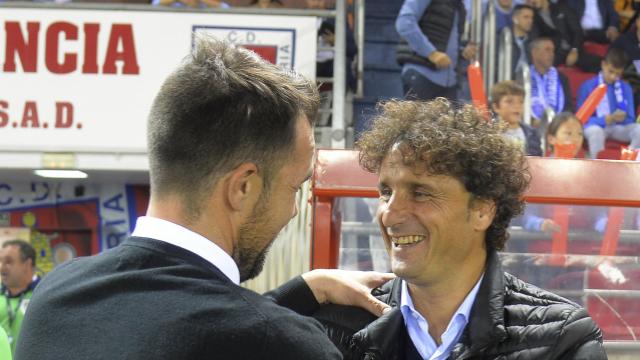 Idiakez antes del encuentro ante el Numancia. | Foto: La Liga