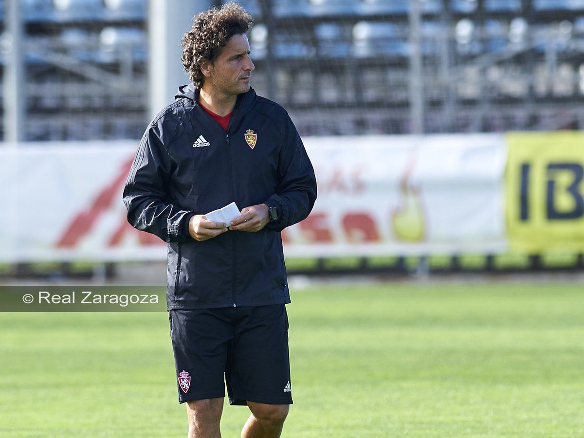 Idiakez en la Ciudad Deportiva. | Foto: Real Zaragoza