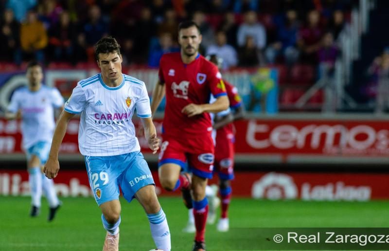 Soro salió al terreno de juego en sustitución del lesionado Álvaro Vázquez. | Foto: Real Zaragoza