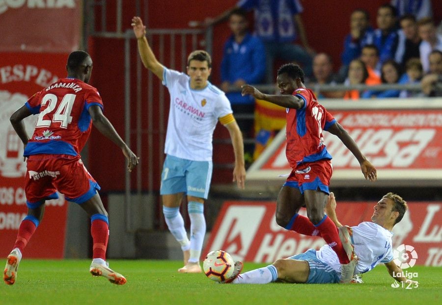 Zapater en Los Pajaritos. | Foto: La Liga