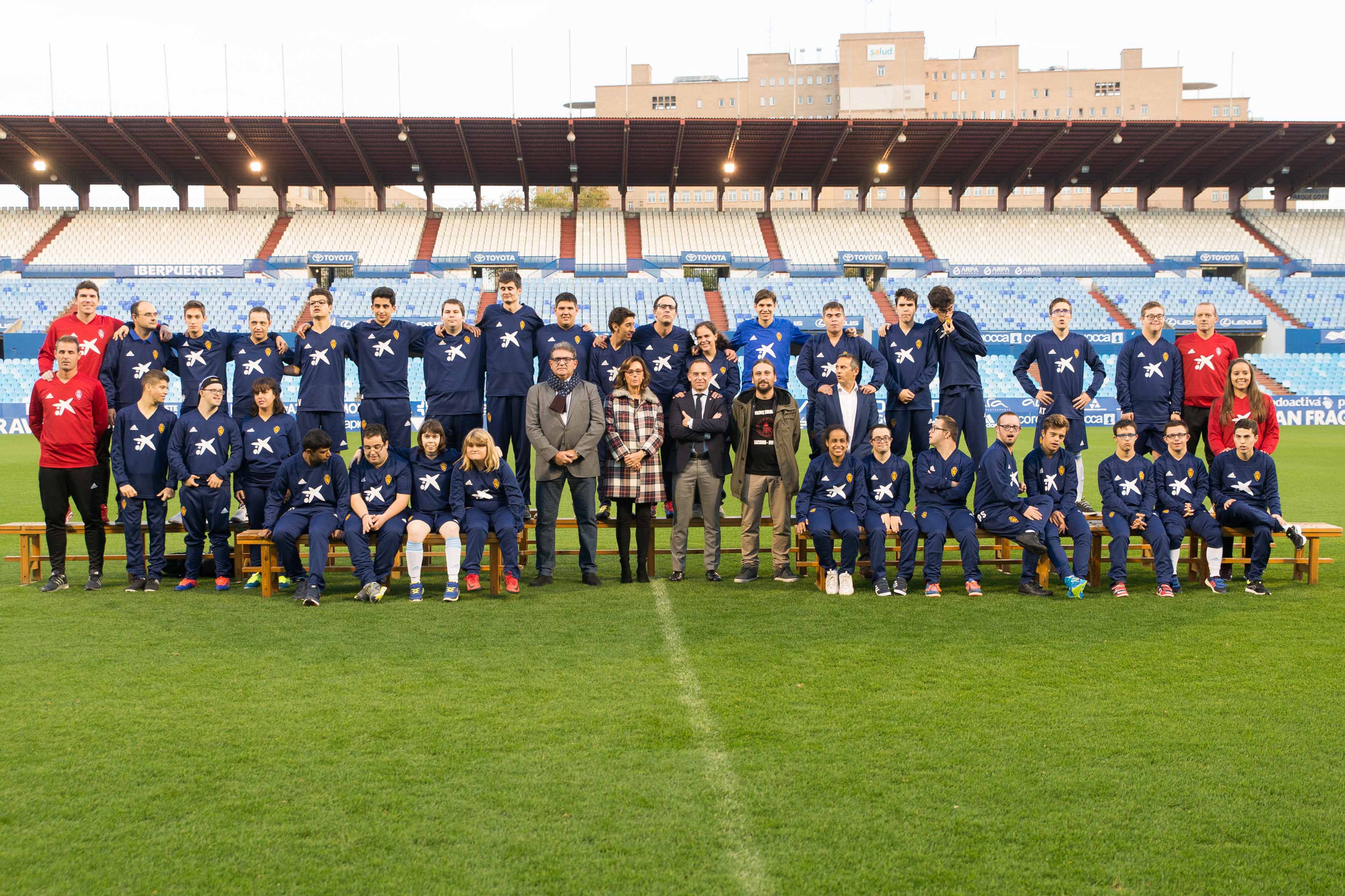 El Real Zaragoza crea su Escuela D.I. | Foto: Ayuntamiento de Zaragoza