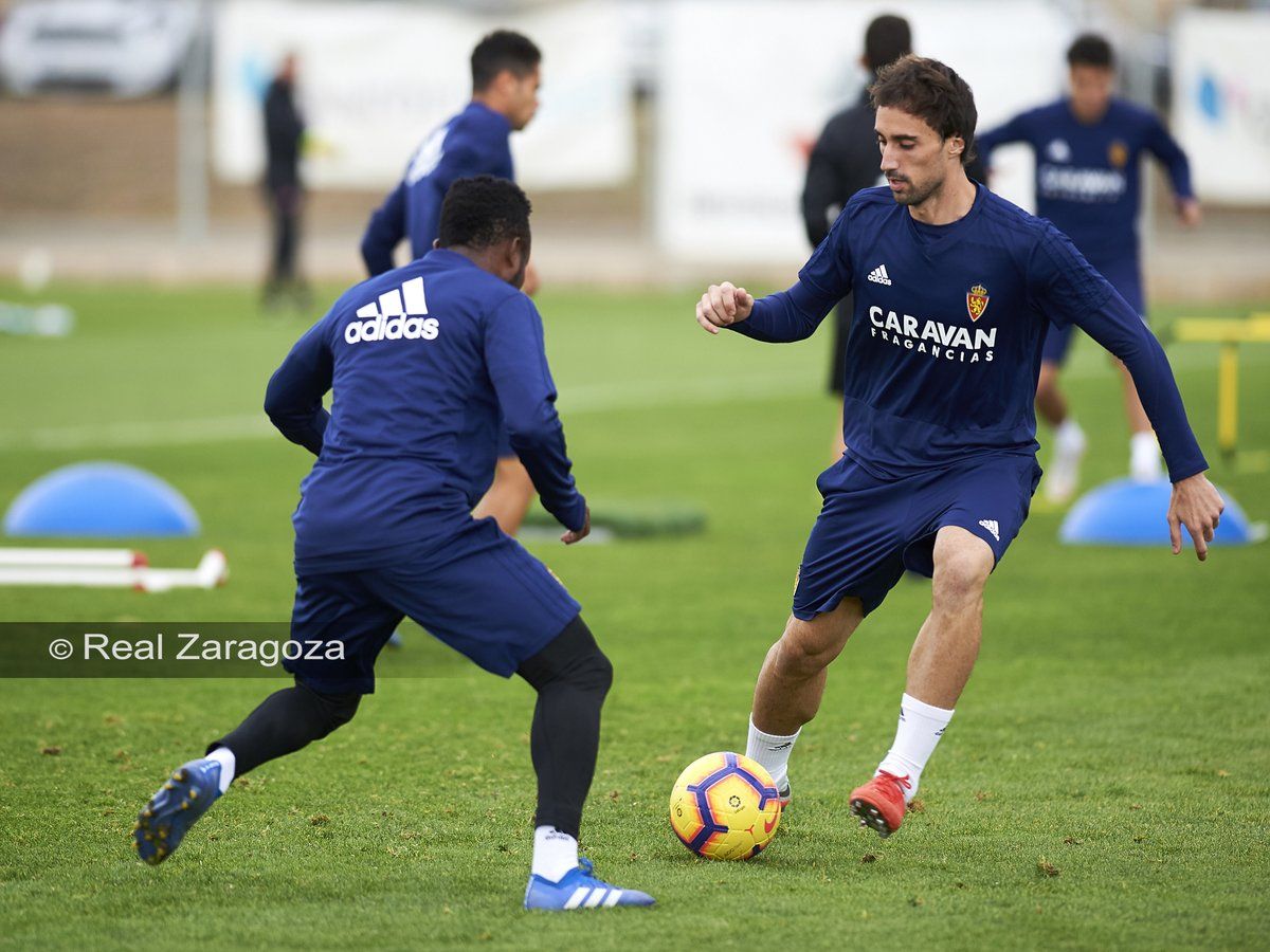 Eguaras en la Ciudad Deportiva. | Foto: Tino Gil, Real Zaragoza