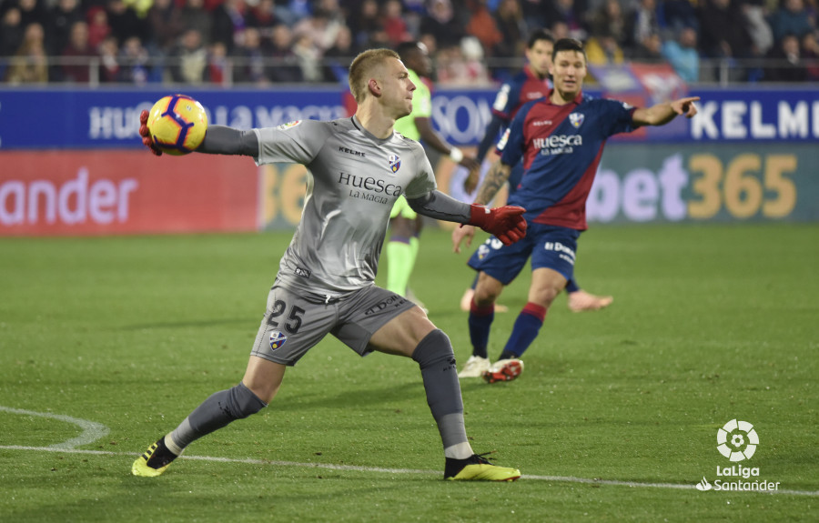 Jovanovic durante el partido contra el Levante de la pasada temporada | Foto: LaLiga