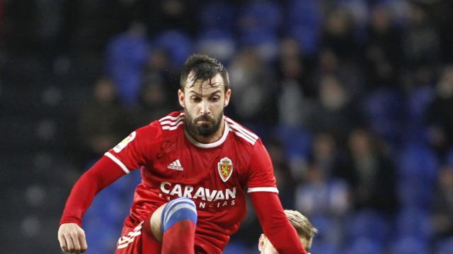 Guitián con la camiseta del Real Zaragoza la pasada temporada | Foto: LaLiga