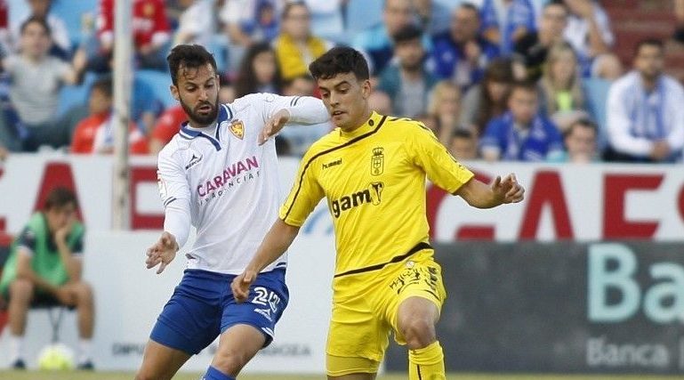 Guitián en la temporada 2015/2016 con la camiseta zaragocista. | Foto: La Liga