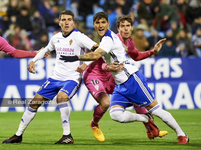 Última visita del Córdoba a La Romareda el pasado mes de enero. | Foto: Real Zaragoza