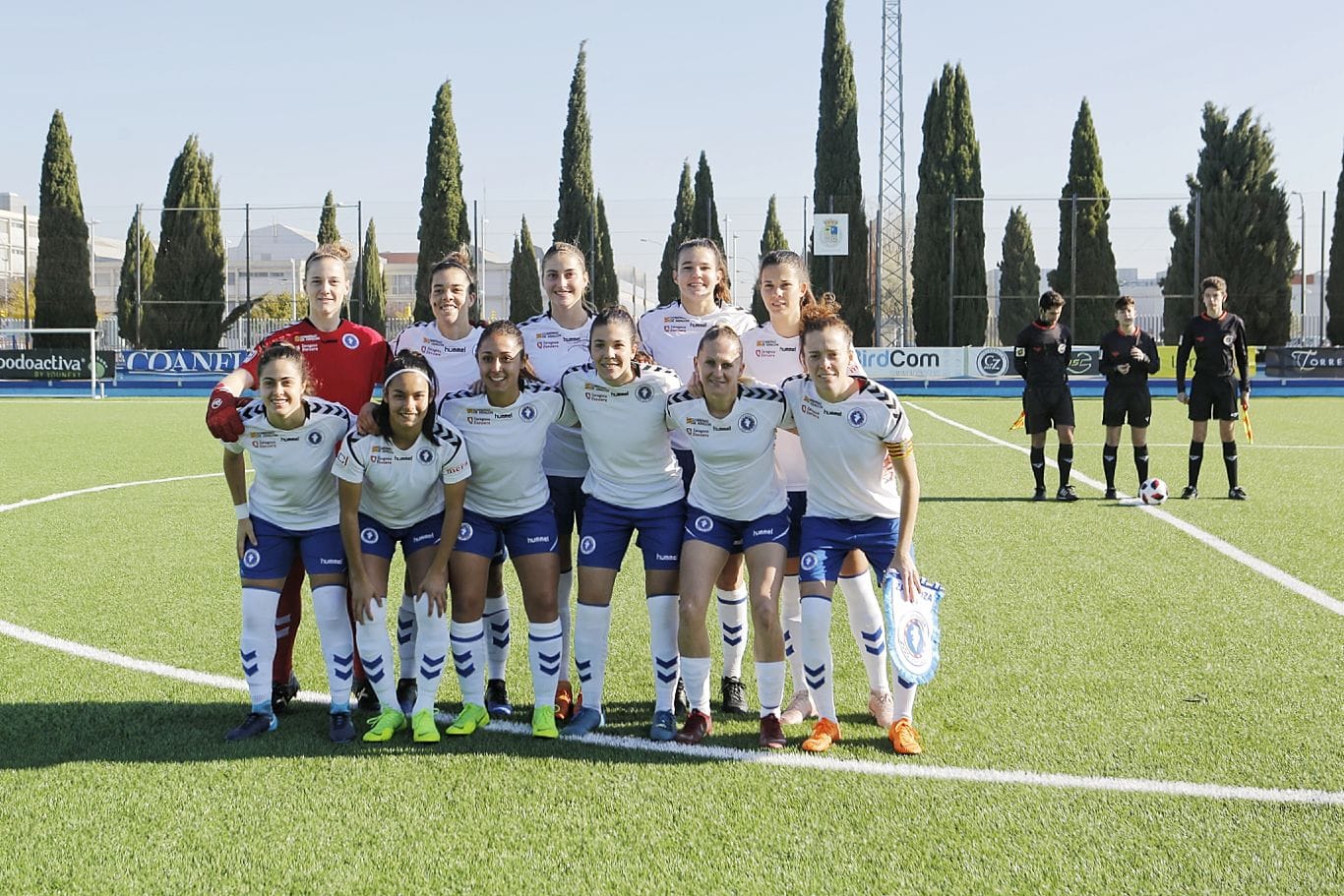 Once inicial del Zaragoza CFF ante el Europa. | Foto: Aranzazu Navarro