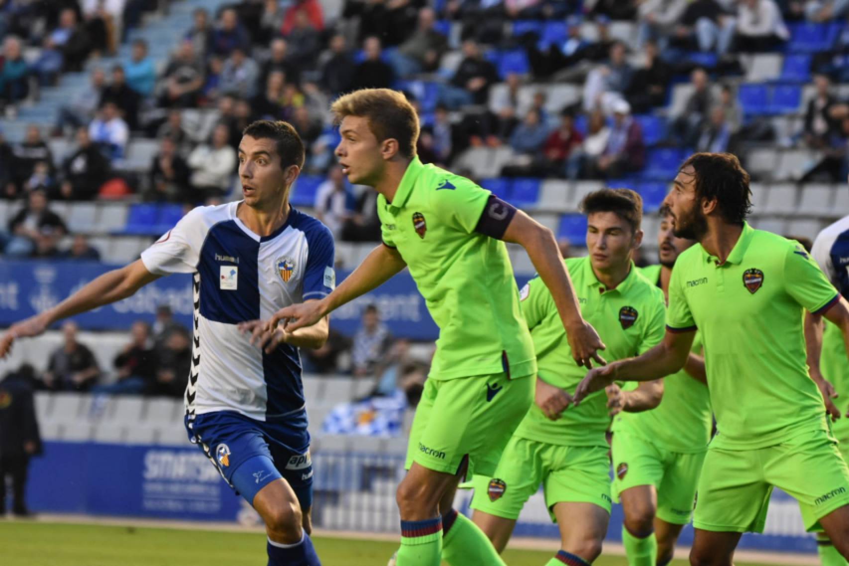 El CD Ebro ha empatado ante el filial del Levante. I Foto: Atlético Levante