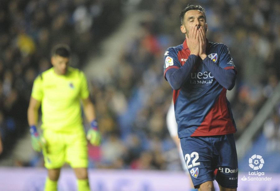 Enric Gallego llegó al Huesca en el pasado mes de enero