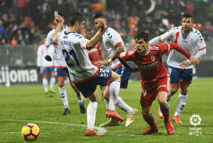 Soro ha sido el mejor de hoy para el Real Zaragoza. Foto: La Liga