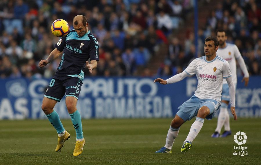 Dorado debutó como titular con el Real Zaragoza ante el Albacete. Foto: La Liga