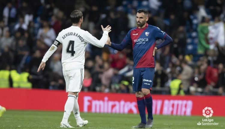 Enric Gallego, jugador del Huesca, en el plan de fichajes de numerosos equipos