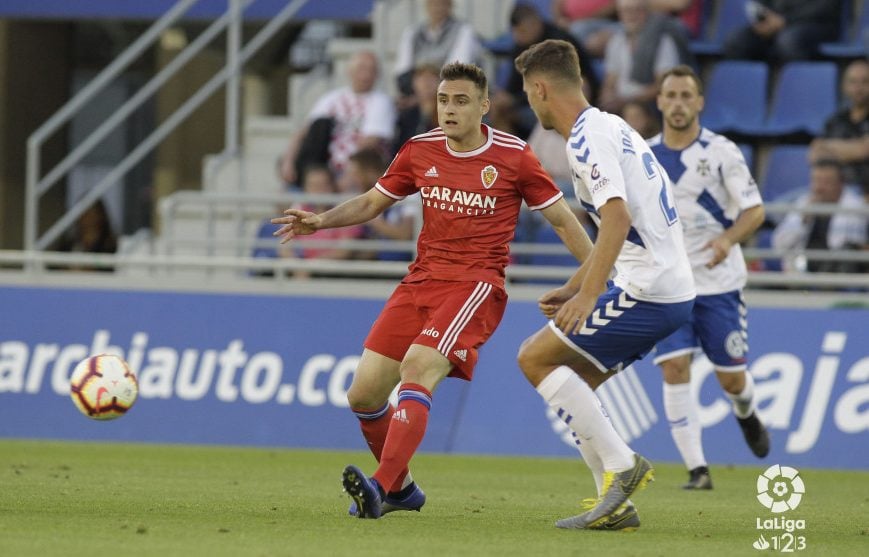 Lasure en el partido ante el Tenerife. Foto: La Liga 123