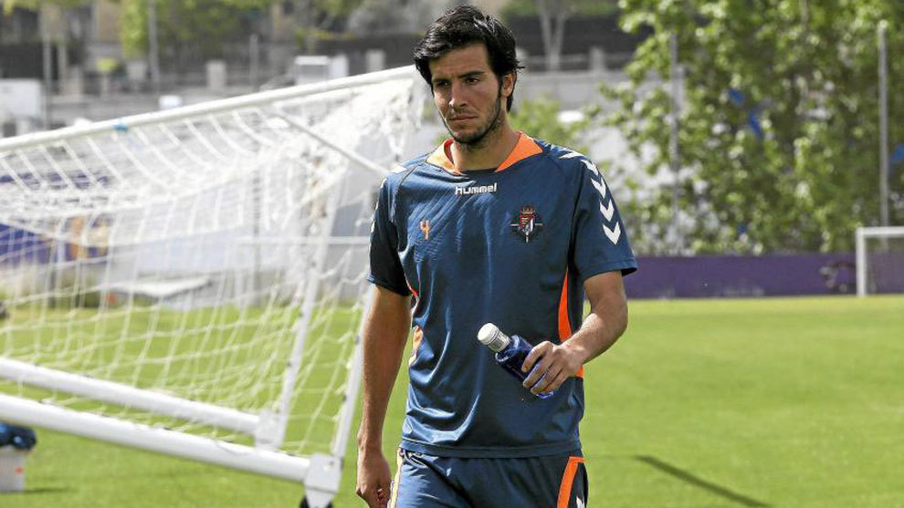 Marc Valiente en su etapa en el Real Valladolid