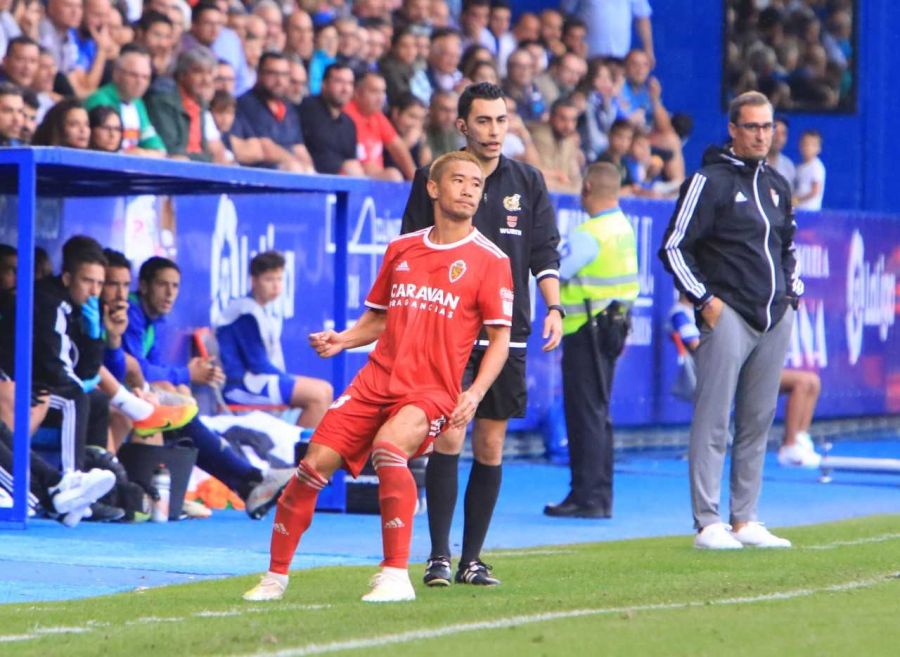 Kagawa fue el mejor del Real Zaragoza en Ponferrada | Foto: LFP