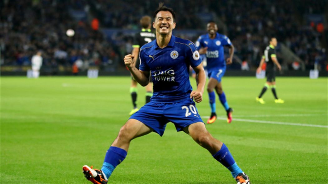Okazaki en su etapa como jugador del Leicester inglés | Foto: Eurosport